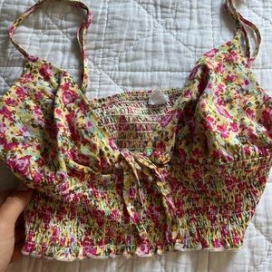 Floral tank top